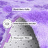 5x8 FlyDOIT Purple Tie-Dyed Large Rugs for Living Room, Feet Shaggy Rug Fluffy Throw Carpets, Ultra Soft Plush Modern