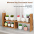 5 Countertop Tiered Small Window Plant Shelf,Wooden Desktop Plant Stand Indoor ,Table Top Plants Shelves,Window Sill