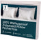 2 Pack Waterproof Pillow Protectors Standard 20x26 Inches, Smooth Zipper Premium Encasement Covers, White Liquid