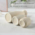 Set-3 CEMABT Beige Ceramic vase Small Flower vases for Decor,Modern Boho Farmhouse Home Decor,Decorative vase