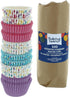 Bakery Crafts Pastel Everyday Baking Cups - 300-2" Cupcake Liners With Multi-colored Stars, Confetti, And Flowers In Pastel Shades, Greaseproof Paper Cases for Muffins and Cupcakes, Bulk Pack of 300 by Bakery Crafts