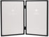 Lawrence Frames Black Metal Frame, Simply, 5x7 Double