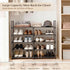 Gmrithaf 5 Closet,Entryway,Dorm,Garage,Corridor, 33.8" 5 Shoe Rack - Tier Shoe Organizer Storage Rack with Metal Tubes