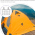 Yardwe 20pcs Tent Joint Canopy Fittings for Parties, Canopy Center Connector, Plastic White Awning