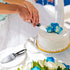 Cake Knife and Server Set, Non-Slip Swirl Grip Cake Cutter and Pie Spatula for Weddings and Parties