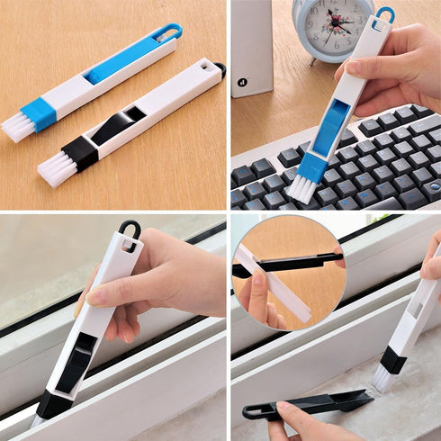 12Pcs Small Cleaning Brush Set, Crevice Gap Brushes for Window Grooves, Bathroom, Kitchen, Faucet, Sink, Keyboards