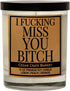 Cedar Crate Market I Miss You Gifts - Long Distance Friendship Gifts, Best Friend Candle, Unique Birthday Present
