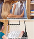 Closet Organizers and Storage, 8 Pack Stronger Space Saving Hangers with 5 Holes for Heavy Clothes, Magic Home