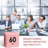 Weewooday Cube Timer Productivity Flip Timer for ADHD, 15 20 30 60 Minutes Countdown Learning Management (Pink)