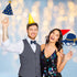 Zonon 24 Pieces Funny Photo Booth Props for Birthday, Graduation, Weddings, Prom, Disco, Mardi Gras Party Supplies,