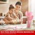Heat Resistant 6pcs Silicone Spatulas Set, Non-Stick Mixing Utensils with Stainless Steel Core, BPA-Free Rubber for