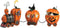 Pumpkin Express Train for Halloween Decorations - Fall Home Decor Table Top