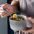 UNICASA Ramekin Set of 2, 8 oz Oven Safe Baking Set for Custard, Pudding, Souffle Cups in Reactive Gray