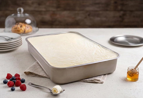 REL (14.4" 10.4" 2.6"), 304 (18/10) Deep Stainless Steel Baking Pan & Roasting Pan Rectangular Sheet Pan for Yogurt