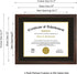 8.5x11 11x14 Mat,1 Pack Diploma Frames with Mat or without Certificate Document Frame with Real Glass for Wall
