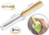 Zucchini Squash Vegetable Corer 3 pcs Stainless Steel Core Remover Tool, 8" Long for Stuffed Vegetables, Eggplant,