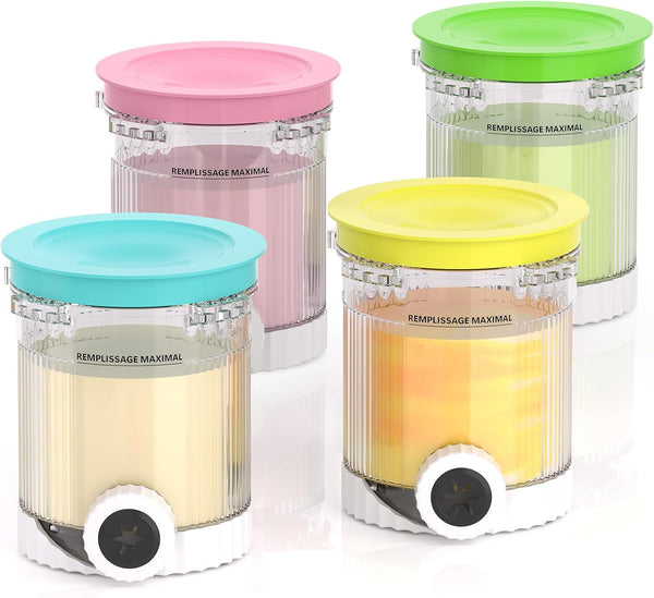 Togameoy Creami Swirl Pints and Lids NC701 NC701C Compatible with Ninja Swirl CREAMi