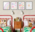 ULEGIE 8x10 Inch Toddler Nursery Girl Kids Room Wall Decor, Boho Rainbow Nursery Wall Decor Poster for Toddler Girls