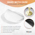 RFAQK 4-Inch Mini Cake Pans Set for Baking - Nonstick 4PCs Small Pans for Cheesecakes, Pizzas, and Smash Cakes