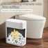 3.5 JUDRDO Gallon Slim Automatic Trash Can for Bathroom,Touchless Diaper Trash Can with Trash Bag Auto-adsorption