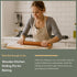 Muso Wood Sapele Wooden French Rolling Pin, Tapered Roller for Baking, Fondant, Pie Crust, Cookie, Pastry (French