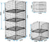 Stackable Closet Organizers and Storage Bins - 4 Pack Sturdy Metal Clothes Storage Container