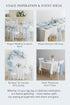 Set 10 (7 Inch 108 Inch (17CM 275CM), of Chair Bows Sashes Tie Back Decorative Item Cover ups for Wedding Reception