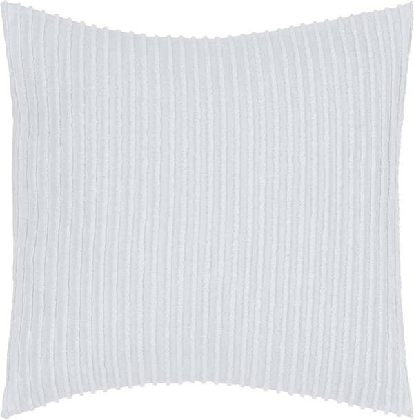 Better Trends Jullian Collection Euro Sham - Super Soft and Light Weight 100% Cotton Tufted Unique Luxurious Machine