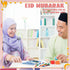 Zhanmai 48 30 Pcs Eid Mubarak Goodie Bags Favor Days of Ramadan Watercolor Coloring Book Bulk with Stacking Crayons