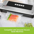 Bonsenkitchen Vacuum Food Sealer Rolls Bags - 2 Packs 8 in x 20 ft for Storage and Sous Vide Cooking