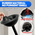 Denvlex 4-Piece Set, Set,Bathroom Combo,Black20inch Toilet Brush and Plunger Extended Handle Plunger,Toilet Bowl Brush