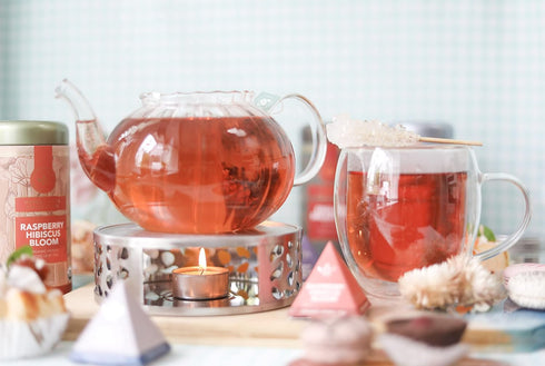 Teabloom Vienna Glass Teapot - Stain-Free Heatproof Glass, Stovetop Safe, Removable Stainless Steel Infuser, 37 oz.