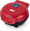 DASH Mini Maker Portable Grill Machine + Panini Press for Gourmet Burgers, Sandwiches, and Snacks - Red