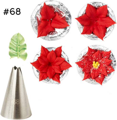 7-Piece Stainless Steel Piping Tips Set for Cake Decorating, Cookies, Cupcakes, Icing Tools