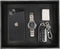 Decor Trends Leather Valet Organizer for Men Black Catchall for Wallet, Keys, EDC, Jewelry,