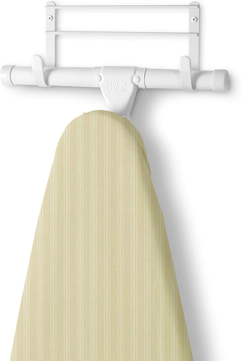 Spectrum Diversified White Wall Mount Ironing Board Holder