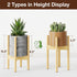 8-12 Inch 14.5 Inch 1 Pack MUDEELA Plant Stand for Indoor Plants: Adjustable Width Fits Pots - Mid Century Modern