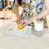 2 Pcs Cutting Board for Kitchen Small Mini Plastic Granite Color Cutting Board Dishwasher Safe Cutting Boards for Food Prep, Fruits, Vegetables with Easy Grip (6" x 10",White) by LIGHUFEIC