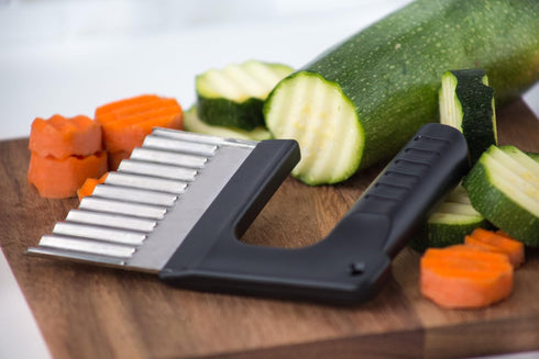 Fox Run Wavy Vegetable/Cheese Slicer - Stainless Steel, 1 x 4 x 5.25 Inches