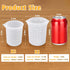 4PCS 250 350ml Palksky Silicone Cups for Melting Chocolate, Silicone Measuring Cups with & Capacity, Reusable Baking