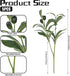 Mozeat Lens 11 Inch 5 Olive Branches for Vases, PCS Artificial Plants Olive Tree Branches Faux Olives Leaves Stems