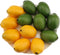 Gresorth 12pcs Yellow & Green Artificial Lifelike Simulation Lemon Fake Fruit Home