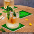 3dRose Lucky Green Shamrock - Ceramic Tile Coasters, Set of 4