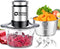 Kitchen in the Box Food Processors, Small Meat Grinder & Electric Vegetable Chopper with 2 Bowls (8 Cup + 8 Cup)