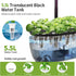 12 Pods Hydroponics Growing System Indoor Herb Garden with LED Growth Lamp Smart Water Pump Plant Germination Kit (No