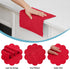 12 Pack (10 10 Inches, Homaxy Kitchen Dish Cloths x Red), Super Soft and Absorbent Coral Velvet Dish Towels, Nonstick