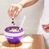 Frozen 6 Zoku Ice Cream Maker, Compact Make and Serve Bowl with Stainless Steel Freezer Core Creates Soft Serve