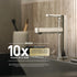 2565CH Commercial Moen Donner Soap Holder with Grab Bar, Recessed Mount, Chrome