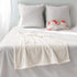 MIULEE Super Soft Baby Throw Blanket, Lightweight Fleece Warm Plush Cozy Bed Blanket 30"x40", Stripe Pattern, Cream
