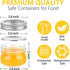 UrSpeedtekLive 40 Pack 4 oz Mason Jars with Regular Lids and Bands, Small Canning Jars, Mini Glass Jars for Honey Jelly